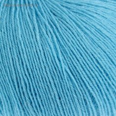 Пряжа "Детский каприз трикотажный" 50%мериносовая шерсть, 50% фибра 400м/50гр (583 бирюза) Пехорка