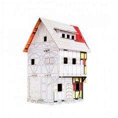 Сборный домик-раскраска из картона. "Таверна" У213-2 Умная Бумага