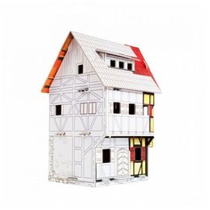 Сборный домик-раскраска из картона. "Таверна" У213-2 Умная Бумага