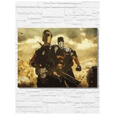 Картина по номерам на холсте Army Of Two (арми оф ту, шутер, PS, Xbox, PC, Switch) - 10421 30x40