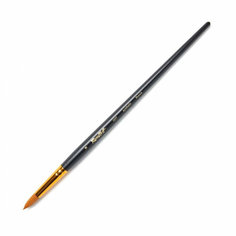 Roubloff Кисть синтетика круглая длинная ручка "1317" №9 для масла, акрила, гуаши, темперы