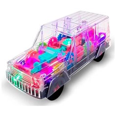 Машинка детская игрушечная из шестеренок, прозрачная машина, игрушечный джип Игрушка - праздник