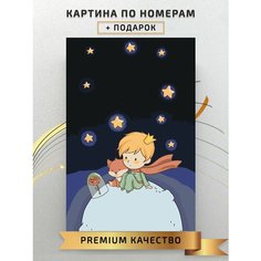 Картина по номерам Маленький принц / The Little Prince холст на подрамнике 30*40