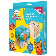 Роспись по дереву Lori "Копилка. Три кота" (арт. 349102)