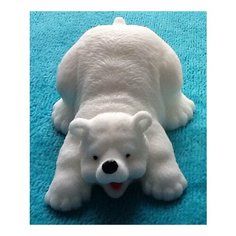 Форма для мыла Белый медведь лежит Hobby Page