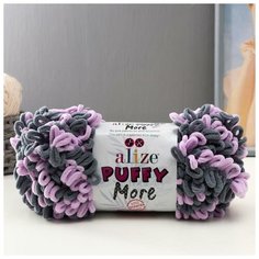 Пряжа "Puffy more" 100 % микрополиэстер 11,5м/150г (6285) Alize