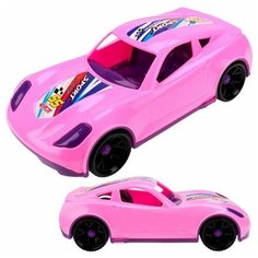 Машинка Рыжий кот Turbo "V" розовая, пластик (И-8035)