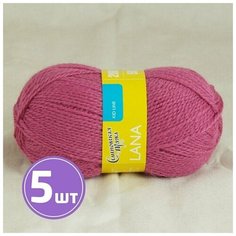 Пряжа Семеновская пряжа Lana (70050), фуксия 5 шт. по 50 г