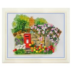 Набор для вышивания Картины Бисером " Акварельный пейзаж", 23x18 см