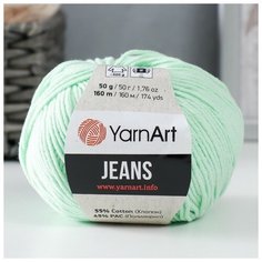Пряжа "Jeans" 55% хлопок, 45% акрил 160м/50гр (79 весна), 1шт Yarn Art