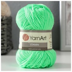 Пряжа "Etamin" 100% акрил 180м/30гр (457 зелёный), 1шт Yarn Art