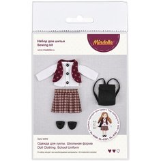 Набор для шитья Miadolla DLC-0393 Одежда для куклы. Школьная форма .