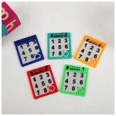 Головоломка-пятнашка "Цифры", цвета микс Нет бренда