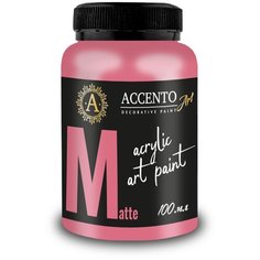 Краска для рисования, краска матовая акриловая 100мл Розовый мусс Accent O