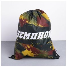 Сумка для обуви «Чемпион», полиэстер, размер 41х31 см Art Fox