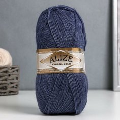ALIZE Пряжа "Angora Gold" 20%шерсть, 80%акрил 550м/100гр (203 - джинс меланж)