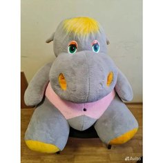 Мягкая игрушка Бегемот 80 см.
