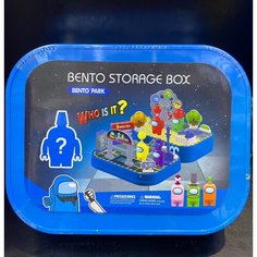 Игрушка, фигурки в боксе Among Us. Bento Storage Box. Силий бокс Амонг Ас. нет бренда