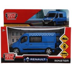 Машинка Технопарк RENAULT master Микроавтобус 14 см MASTER-14MOS-BU