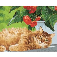 Картина по номерам Мой любимый рыжик 40х50 см 000 Art Hobby Home
