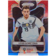 Коллекционная карточка Panini Prizm FIFA World Cup Russia 2018 #92 Leon Goretzka - Red Blue Wave S0198