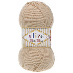 Пряжа Alize Baby best пудра (382), 90%акрил/10%бамбук, 240м, 100г, 1шт