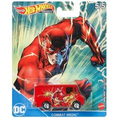 Машинка Hot Wheels PREMIUM Тематическая премиальная DC COMBAT MEDIC DLB45/GJR31