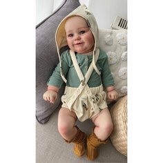 Кукла Реборн мягконабивная 50см в пакете (FA-015B) NPK Doll
