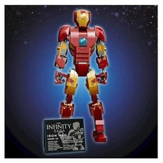 Конструктор Супергерои Фигурка Железного человека, 389 деталей 818