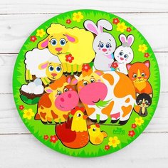 Головоломка логическая Животные и детёныши Нет бренда