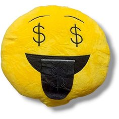 Мягкая игрушка подушка Эмоджи доллар 40х40 китай