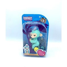 Интерактивная игрушка - обезьянка Happy Monkey Бирюзовый SB