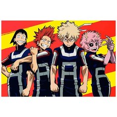 Картина по номерам на холсте Аниме Моя геройская академия - 8255 Г 60x40