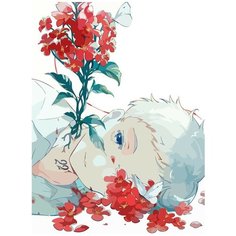 Картина по номерам на холсте аниме обещанный Неверленд - 8147 В 30x40