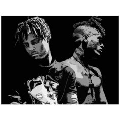 Картина по номерам на холсте музыка Juice WRLD XXX Tentacion (Хип-хоп) - 7903 Г 30x40
