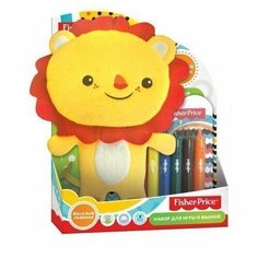 Набор для игры в ванной Веселый львенок.+мелки в подарок Mattel 10018 Fisher Price