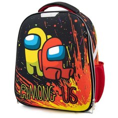Рюкзак школьный детский Among Us, ранец с ортопедической спинкой девочке, мальчику, первокласснику, подростку
