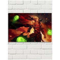 Картина по номерам игра Warcraft WOW World of Warcraft - 6756 Г 60x40