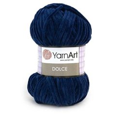 Пряжа YarnArt Dolce, 100 г, 120 м, 5 шт., темно-синий