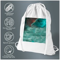 Сумка для обуви CoolPodarok Абстракция волны