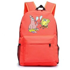 Рюкзак Патрик и Губка Боб (Sponge Bob) оранжевый №2 Noname