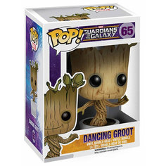 Фигурка POP! танцующий Грут в горшке Стражи Галактики Guardians of the Galaxy №65 головотряс на подставке 11,5 см Funko