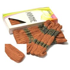 Нитки мулине "Ideal", цвет: 385, арт. ТВ (24 мотка по 8 метров)