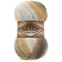 Пряжа Alize Angora gold batik (Ангора Голд Батик) 1893 20% шерсть, 80% акрил 100г 550м 5 шт