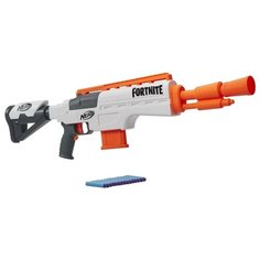 Бластер Nerf Fortnite IR E9392, 57 см, белый/оранжевый/серый