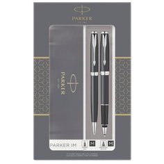 Набор Parker Sonnet 2093259 LaqBlack CT подар. кор. ручка роллер, ручка шариковая