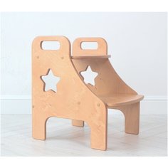 Ступенька столик (табурет, стремянка) для детей для ванной, кухни, детской, сандал Play Woods