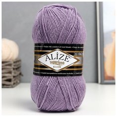 ALIZE Пряжа "Superlana Klasik" 25% шерсть, 75% акрил 280м/100гр (257)