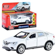 Металлическая модель Renault Arkana (Рено Аркана) Технопарк белый