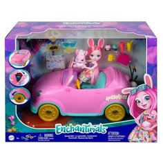 Игровой набор Mattel Enchantimals Автомобиль Бри Кроли с куклой и аксессуарами ---